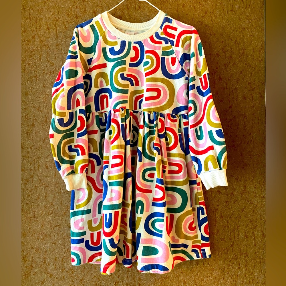 Hanna Andersson Multicolor Patterned Kids Casual Dress